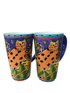 Laurel Burch Design Studio Lion Print Mug - Picture 1 of 8