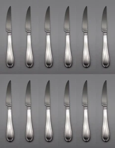 Reed & Barton Stainless BERKSHIRE MATTE -  Steak Knives - Set of Twelve New - Picture 1 of 5