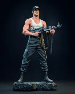1/24 1/12 First Blood Rambo Unpainted Unassembled 3D Printing Model Garage Kits - Picture 1 of 3