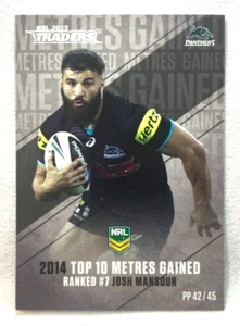 2015 ESP NRL Traders Pieces Of The Puzzle #PP42 Josh Mansour Penrith Panthers - Picture 1 of 2