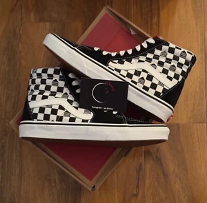 Vans SK8-Hi Dover Street Market Checkerboard Black White | Fast Shipping 🚚💨 - Picture 1 of 5
