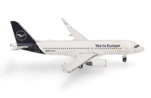 New! Herpa 538176 Lufthansa Airbus A320 "Yes to Europe" D-AIUC - 1:500 diecast - Picture 1 of 5