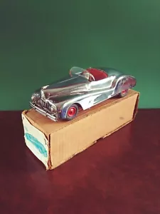 Seltener 1950er INGAT Ausonia Auto m/ Spieluhr Blechspielzeug mit OVP wie Schuco - Bild 1 von 12