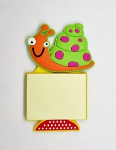 MAGNETE CALAMITA FRIGO GOMMATA PORTA POST IT LUMACA ANIMALI - Foto 1 di 1