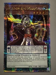 YUGIOH WISDOM-EYE MAGICIAN ASIA ENGLISH CR02-AES04 25TH FOIL QCSR (1ST RUN) - Picture 1 of 3