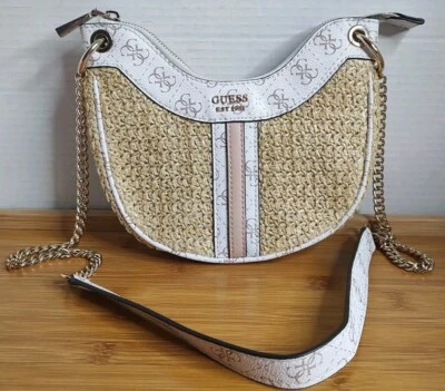 Cartera Bandolera Guess Kasinta Rafia Foto 1 de 4