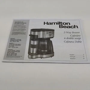 Hamilton Beach 2-Wege Brauer 49980A manuell - Bild 1 von 4