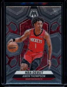 2023-24 Amen Thompson RC Panini Mosaic Rookie NBA Debut #26 Houston Rockets - Picture 1 of 2