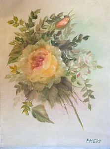 Rose Floral by Helen Emery - Original Oil Painting - Picture 1 of 3