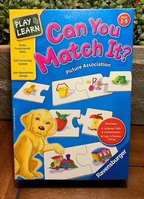 Ravensburger Can You Match It Picture Association Matching Game Brand New Sealed - Image 1 of 3