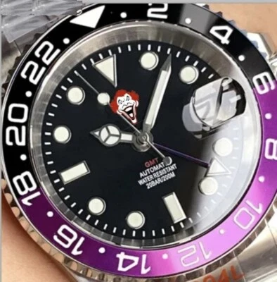 Relógio de mergulho esportivo personalizado JOKER GMT - Movimento automático - Imagem 1 de 4