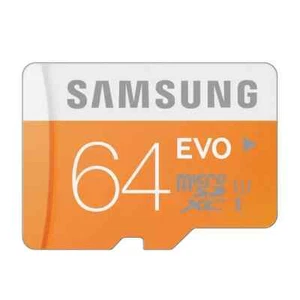 Samsung 64GB microSDXC UHS-I Class10 Flash Memory for Camera Drone Mobile Galaxy - Picture 1 of 3