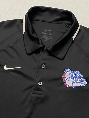 Nike Dri-Fit Mens Gonzaga Bulldogs Polo Shirt Embroidered Short Sleeve Size S - Image 1 of 4