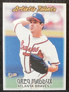 1998 Greg Maddux Atlanta Braves Fleer Artists Talents MLB Card #AT-8 - Picture 1 of 2