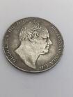 1837 William IV Milled Silver Plated Half Crown Coin