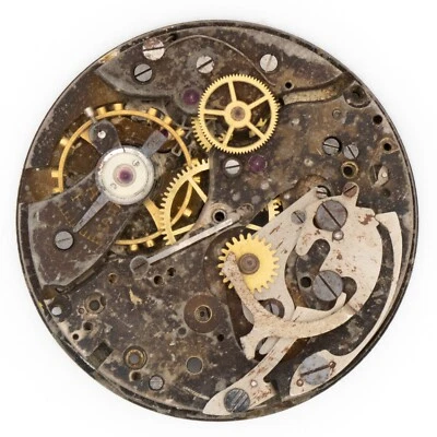 Частично винтажный двухрегистровый механизм для хронографа Landeron 31,5 мм - Изображение 1 из 3