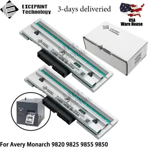 2x 12055201 Cabezal de impresión para impresora Avery Monarch 9820 9825 9855 9850 300 ppp EE. UU. - Imagen 1 de 8