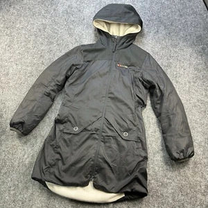 Vintage Helly Hanson Regenjacke Medium schwarz Kunstfell Primaloft gefüttert Kapuze - Bild 1 von 12