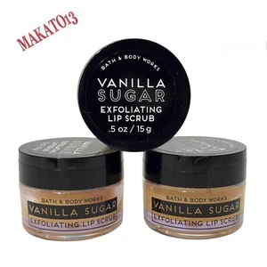 Bath and Body Works VANILLA SUGAR Peeling Lippenpeeling 0,5 Unzen 3-teiliges Set Produktbündel Neu - Bild 1 von 4