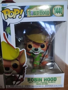 FUNKO POP ! DISNEY ROBIN HOOD - (1440) ROBIN HOOD FIGURE PRINCIPE DEI LADRI 9CM - Foto 1 di 2
