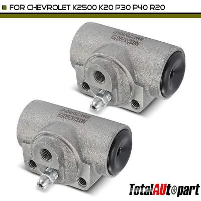 2x Drum Brake Wheel Cylinder for Chevrolet G30 K20 K2500 P20 Rear Left &Right - Image 1 of 4