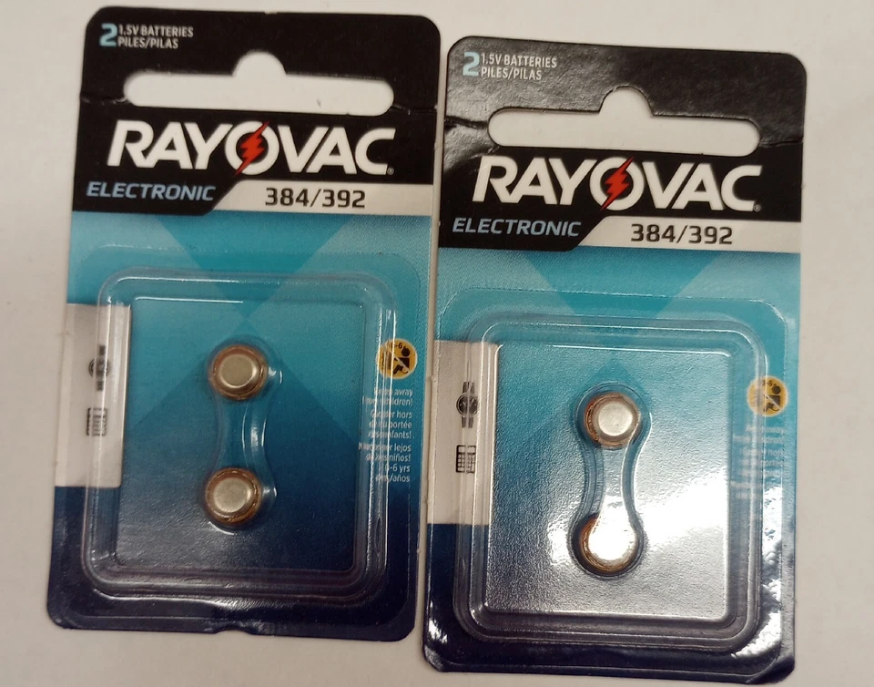Аккумуляторы Rayovac 384/392 1,5 В срок годности 12/27 - Изображение 1 из 2