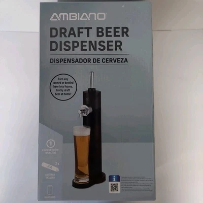 New-Ambiano Draft Beer Dispenser Turn Any Canned Beer Into Draft At Home - Image 1 of 4