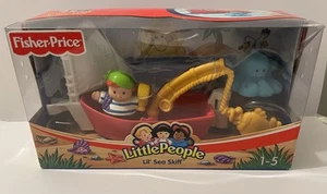 NEW FISHER PRICE LITTLE PEOPLE LIL' SEA SKIFF 2005 OCTOPUS BOY FIGURE PIRATE - Picture 1 of 5