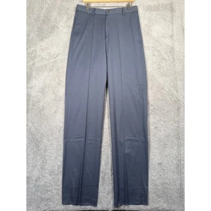 Charleston Khakis Herren 32xUngesäumt Bläulich Grau Stretch Chino Hose Peppy Golf - Bild 1 von 8