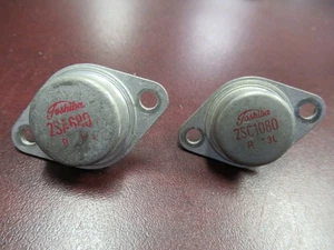Toshiba 2SA680 & 2SC1080 Original pair pull A680 & C1080 Transistor Tested Japan - Picture 1 of 1