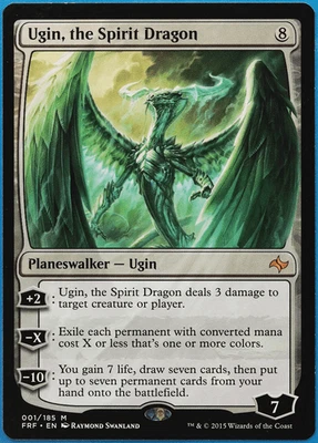 Ugin, the Spirit Dragon Fate Reforged NM Mythic Rare CARD (506863) ABUGames - Image 1 of 2