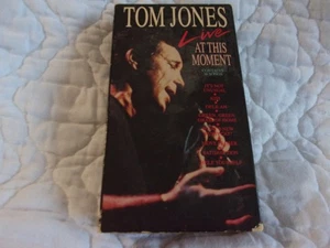 TOM JONES LIVE AT THIS MOMENT VHS IN CONCERT 1989 TOUR GREATEST HITS BEST OF - Picture 1 of 7