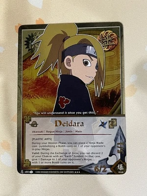 Naruto CCG, Deidara, 480, MP/LP, Foil - Image 1 of 2