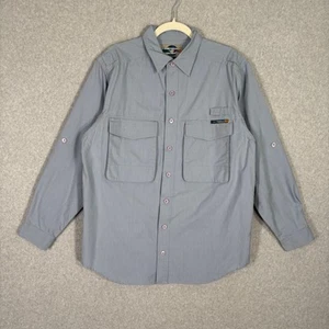 Exofficio Shirt Medium Fishing Vented Hiking Cotton Poly Camping Safari GORP - Picture 1 of 14