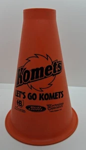Komets Hockey Plastic Megaphone Fort Wayne Let's Go Komets - Picture 1 of 3