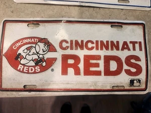 BTG NOS Cincinnati Reds License Plate 90’s MLB Mancave Bar Garage Shop - Picture 1 of 1