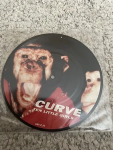Curve - Ten Little Girls 7” Vinyl Picture Disc 1991 Anxious Records VG+ - Picture 1 of 4