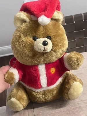 Винтажный 1980-х большой Dan Dee музыкальный Санта медведь работает. Новый с ярлыками!! - Изображение 1 из 4