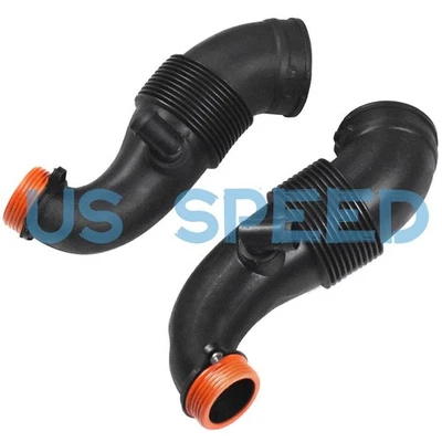2PCS Engine Air Intake Hoses Set For BMW X5 2014-2018 X6 2015-2019 xDrive50i - Image 1 of 4
