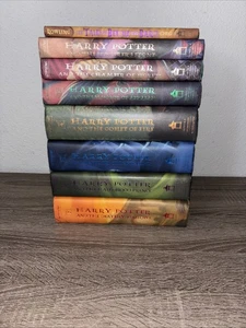 Harry Potter Complete Series 1-7 Book Set Lot Hardcover First American Edition - Picture 1 of 6