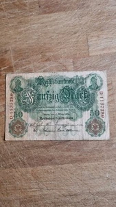 Reichsbanknote 50 Markschein Von 1906 - Bild 1 von 1