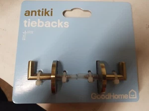 Nuevo - Ganchos de latón antiguos Antiki x 6 paquetes de 2 de Good Home - Imagen 1 de 5