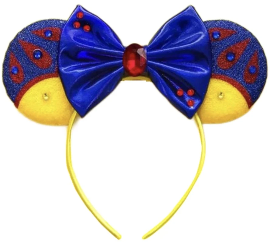 Diadema orejas de Minnie Mouse Blancanieves - Disneyland - Disney World HECHA A MANO Foto 1 de 1