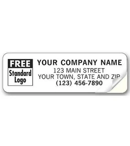 Advertising Labels, Padded, Transparent Poly 2.75x.875 / Nebs/Deluxe No. 342 - Picture 1 of 1