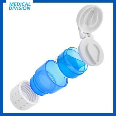 ROMED Frantuma taglia porta trita pillole pastiglie compresse - frantumapillole 3 in 1