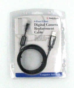 Radio Shack Digital Camera Replacement Cable - 26-128 - BRAND NEW IN PACKAGE - Picture 1 of 2