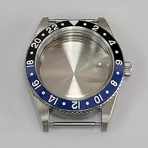 Estuche de reloj de acero 39 mm piezas de reloj de rotación unidireccional para movimiento NH34/35/36 - Imagen 1 de 11