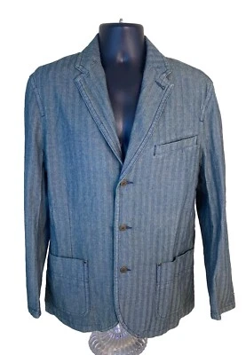 Территория впереди Blazer мужской средний хлопок саржи Herringbone куртка новый - Изображение 1 из 4