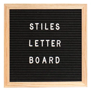 Stiles Felt Letter Board Set, 340 Letters and Numbers, 10x10 Inches - Picture 1 of 18