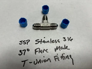 SSP McMaster-Carr 1/4" 37 grados JIC macho montaje en T ------ NUEVO - Imagen 1 de 3